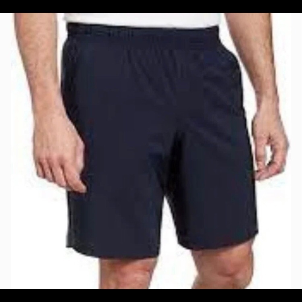 Kirkland Signature Mens Active Pull On Shorts / Navy Blue / like New /Size Small